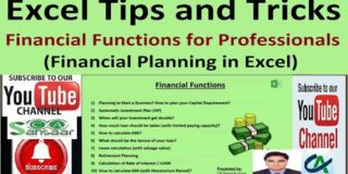 Excel Tips and Tricks – Financial Functions for Professionals | Financial Planning in Excel