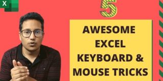 5 Awesome Excel Keyboard and Mouse Tricks