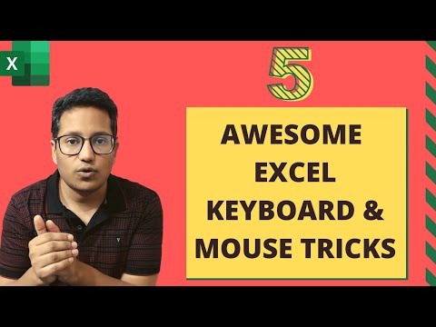 5 Awesome Excel Keyboard and Mouse Tricks