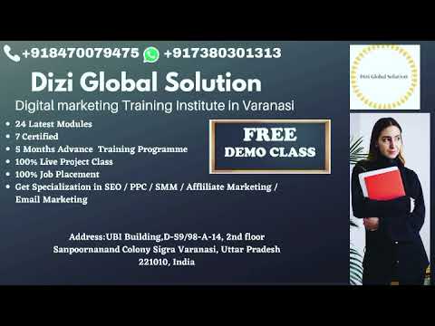 Digital Marketing Training Institute in Varanasi | Dizi Global Solution Varanasi