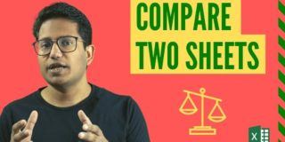How to Compare Two Excel Sheets (and find the differences)