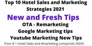 Top 10 Hotel Sales and Marketing Strategies 2021 from # 1 Hotel Sales and Marketing companies INDIA