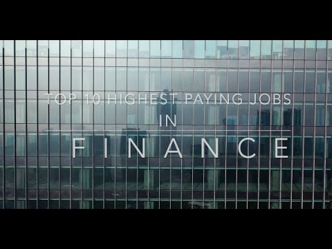Top 10 Highest Paying Jobs in Finance in 2020 Part 1