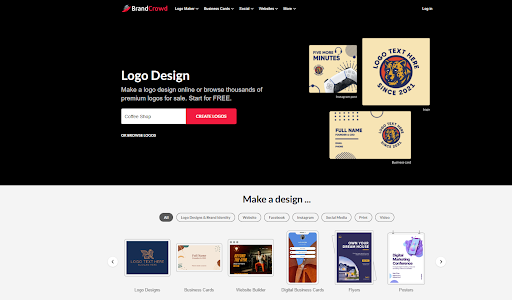 brandcrowd logo design