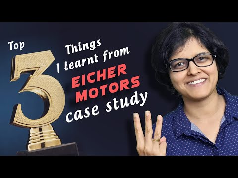 Eicher Motors Case Study | Top 3 takeaways Explained by CA Rachana Ranade