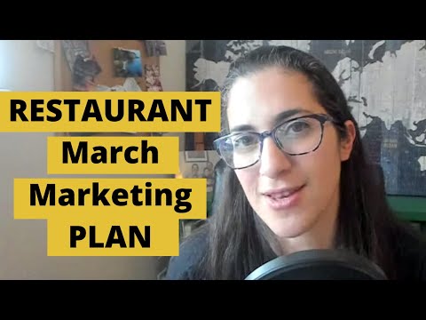 RESTAURANT MARKETING PLANNER March edition | FREE Planner