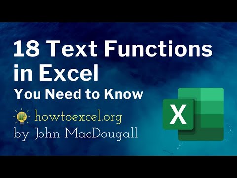 18 Text Functions in Excel You Need to Know