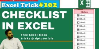 How To Create Checklist in Excel || Create an Interactive Checklist in Excel || Excel Tricks