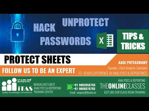 Excel Tips and Tricks Protect Sheets