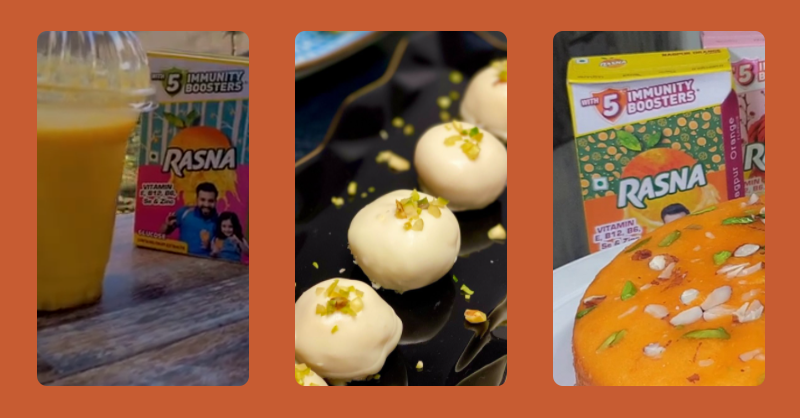 Case Study How Rasna banked on rising demand for recipe content through influencer outreach