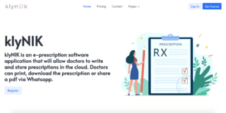 e-prescription software klynik