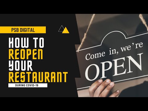Reopening strategies for small restaurants during Covid 19