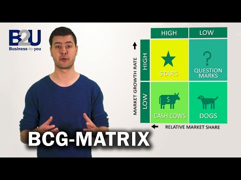 BCG Matrix Growth Share Matrix EXPLAINED | B2U | Business To You