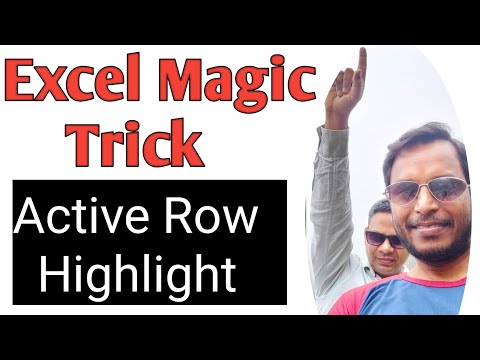 Highlight Row Using Conditional Formatting II Excel Magic Trick II