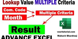 Lookup Value with Multiple Criteria Excel in Hindi | Excel Advance Trick