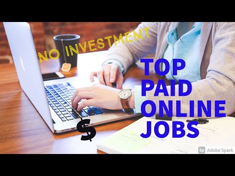 TOP PAID ONLINE JOBS WITHOUT INVESTMENT|YOU CAN DO AT YOUR HOME|EASY JOBS| MONTHLY $3000 |BY EXPERTS