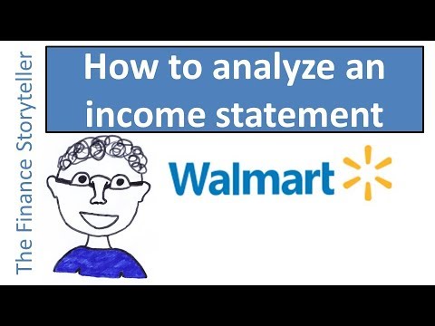 How to analyze an income statement – Walmart example (case study)