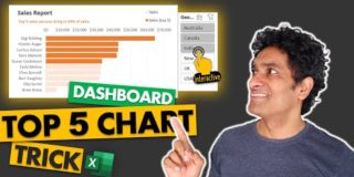 Superb Excel Dashboard Trick ~ Top 5 Dynamic Chart