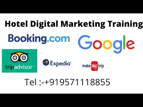Hotel Digital Marketing online class How to increase online room Booking with Google YouTube ads