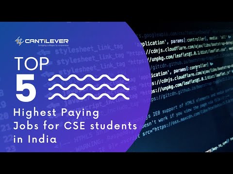 Highest paying jobs for CSE in India | Top 5 highest paying jobs for CSE students