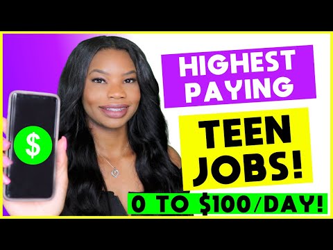 💵 10 HIGHEST PAYING Work From Home Jobs for Teens And Students To Make Money No Experience