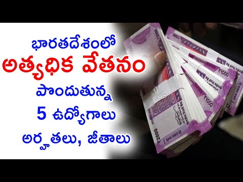 TOP 5 Highest Paying Jobs in India | High Paid , Qualifications Full Details |ఉద్యోగాల వివరణ| NRIISM