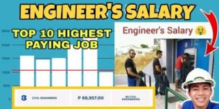 COMPARISON of ENGINEER’S SALARY sa Pilipinas | Top 10 Highest Paying Job