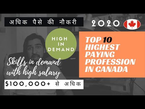 Top 10 highest paying jobs in Canada 2020 | Best Professions in Canada