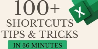 Excel Shortcut Keys 100+ in 36 mins | Microsoft excel Tips and Tricks
