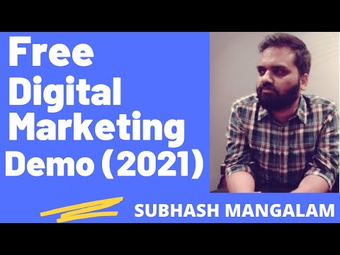 Free Digital Marketing Course Demo | Digital Marketing Course Syllabus 2021 | Curriculum