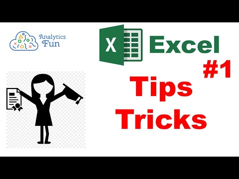 1 Excel Tricks Advanced | Excel Video in Hindi | Excel Tips | Excel Tips and Tricks 2020