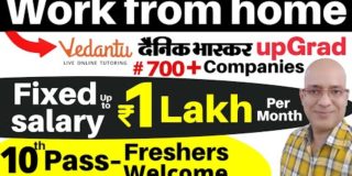 Students, Freshers-Work from home-Fixed Salary | Sanjiv Kumar Jindal | Free | Freelance | Vedantu |