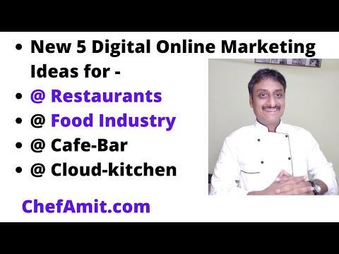 New 5 Digital Online Marketing Ideas for Restaurants Food Industry Cafe Cloud kitchen 2021