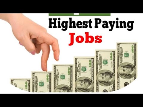 Highest Paying Jobs High salary paying jobs