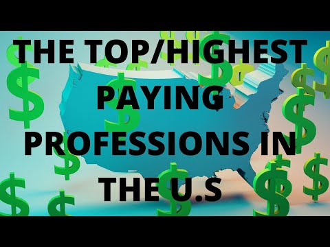 25 TOPHIGHEST PAYING JOBSPROFESSION IN THE US