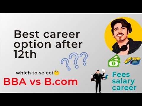 Best career after 12th commerce | BBA vs BCOM | Higest paying career option jobs | shorts