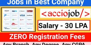 🎯 Acciojob | Register and Get Best Jobs With Salary-30 LPA | Zero Fees | Best Company for Jobs |
