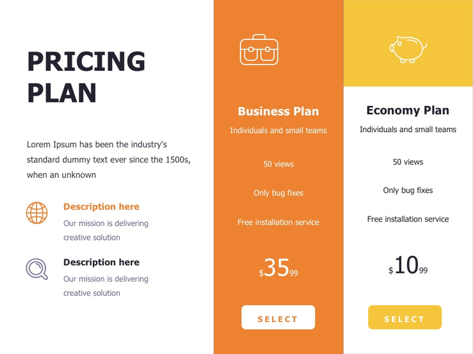 powerpoint comparison slide tips and examples
