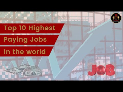 Top 10 Highest Paying Jobs In The World | Demanding Career Jobs