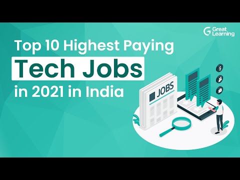 Top 10 Highest Paying Tech Jobs in 2021 in India | #Shorts | Great Learning