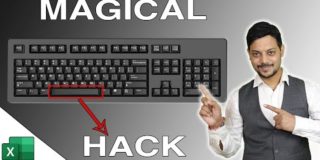 #Shorts | space bar hack in excel | excel magical trick to remove unwanted spaces from text