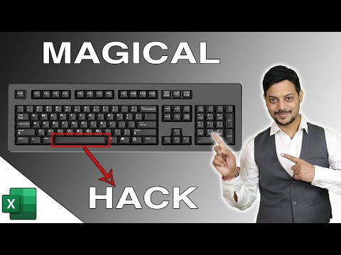 #Shorts | space bar hack in excel | excel magical trick to remove unwanted spaces from text