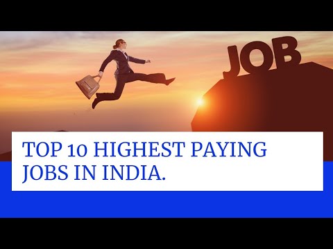Top 10 Highest paying jobs in india 2021| Most demanding jobs in india | highestpayingjobsinindia