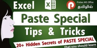 The Top 20 Excel Tips and Tricks of Paste Special | Excel in Tamil | Prabas MS Office