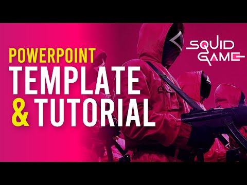 Squid Game inspired PowerPoint Template [Free Template + Tutorial]