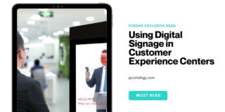 Using Digital Signage in Customer Experience Centers