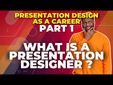 What is a presentation designer 🚀Presentation Design as a Career part 1🚀