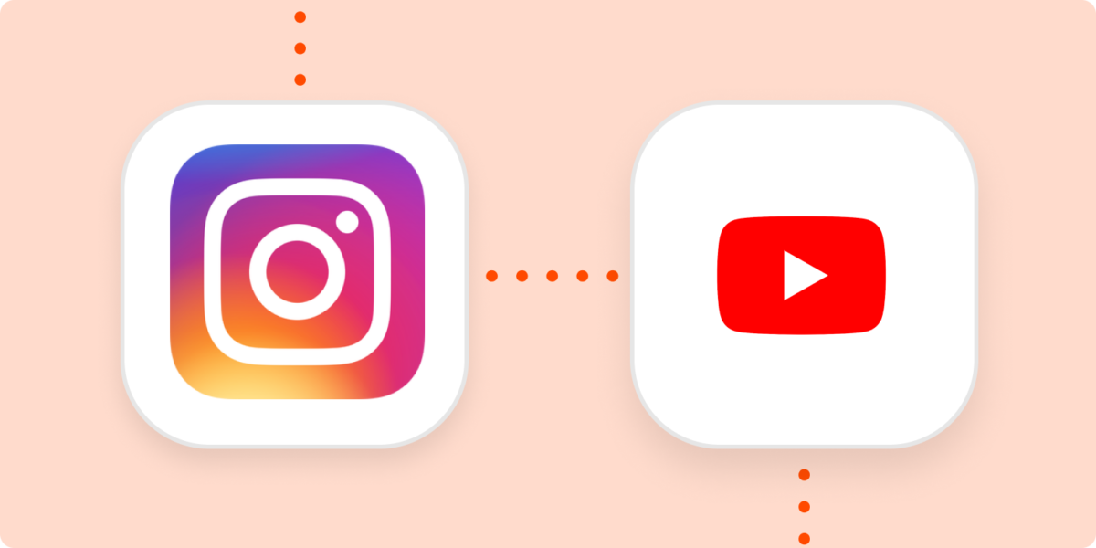 The logos for Instagram and YouTube.