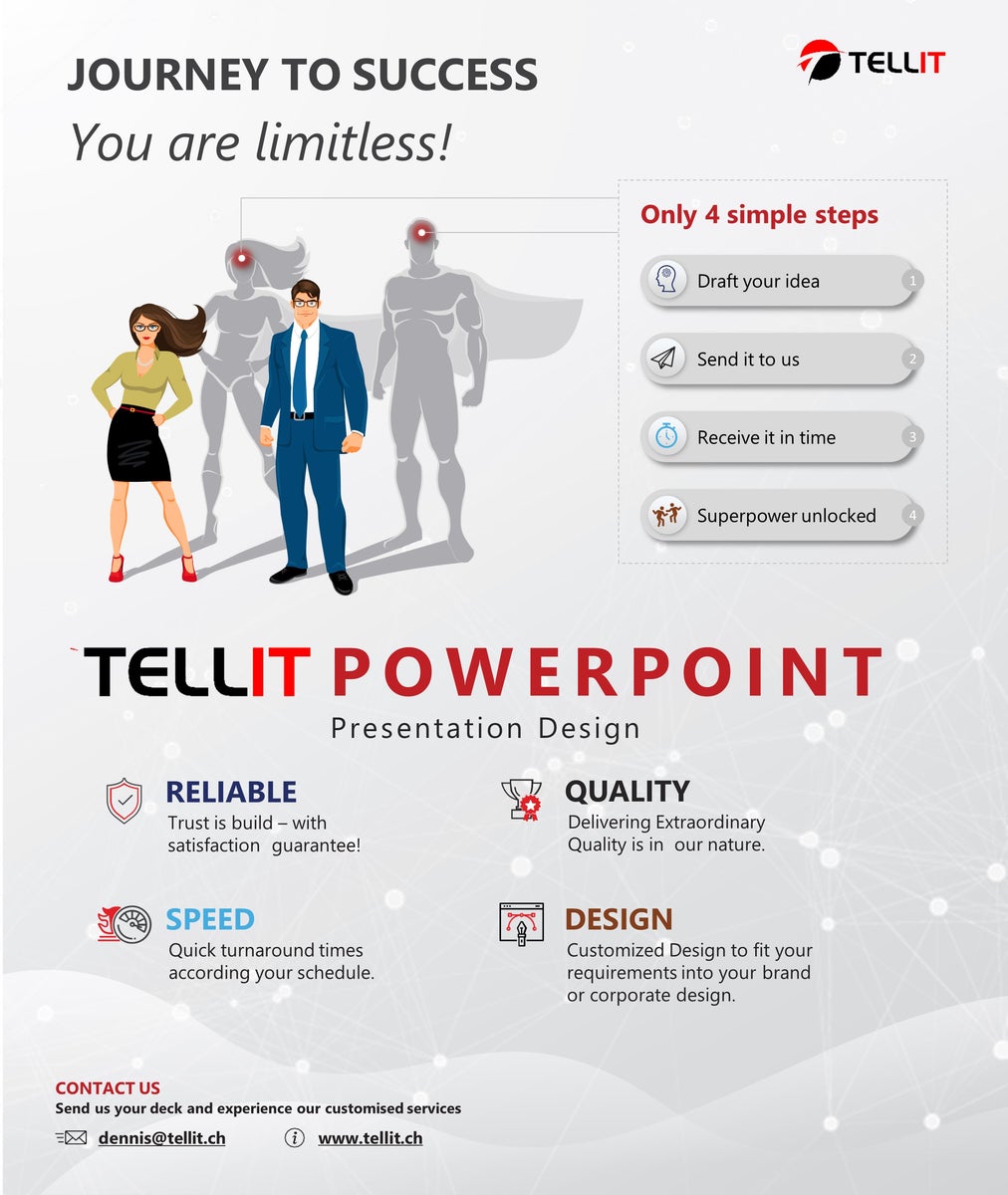 How to create a flyer on PowerPoint Tellit