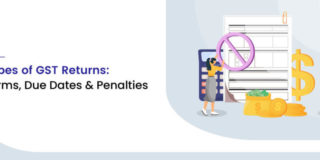 Types-of-GST-Returns Forms, Due Dates Penalties
